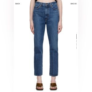 Agolde Placebo Pinch Waist Kick Jeans Size 26